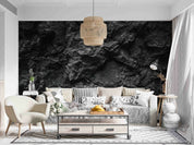 3D Mountain Stone Black Ripple Wall Mural Wallpaper YXL 787