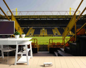 3D Stadium Auditorium Sky Fence Wall Mural Wallpaper YXL 959