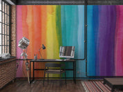 Abstract Surface Rectangle Colors Portrait Wallpaper portrait street art wall mural for bedroom or creative studio - view 3