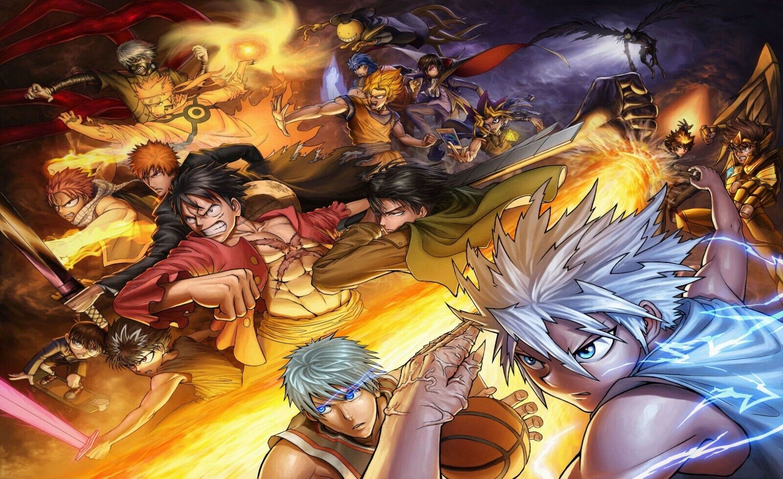 3D Anime Basketball Action high energy anime sports scene wall mural wallpaper for teen room - view 5