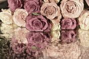 3D Floral Rose Water Ripple Petal Wall Mural Wallpaper YXL 870