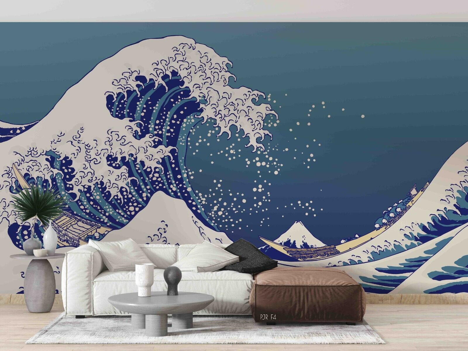 3D Sea Spindrift Damaskeen Wall Mural Wallpaper YXL 1069