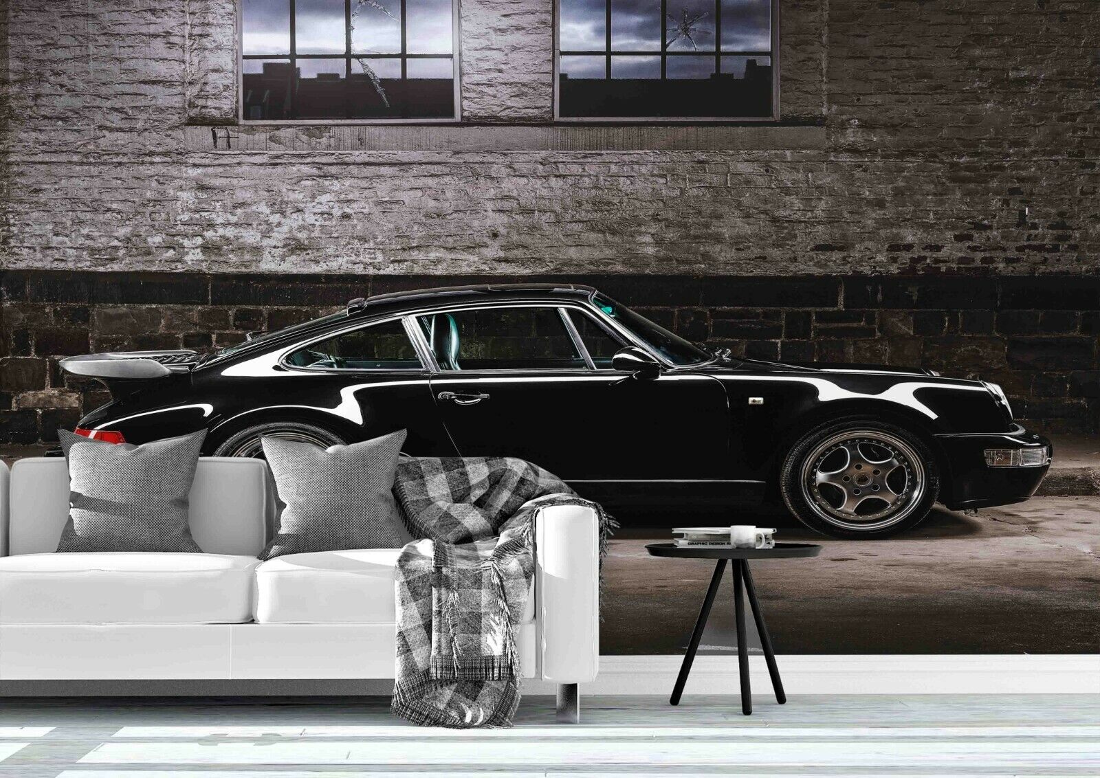 3D Architecture House Automobile Wall Mural Wallpaper YXL 1096
