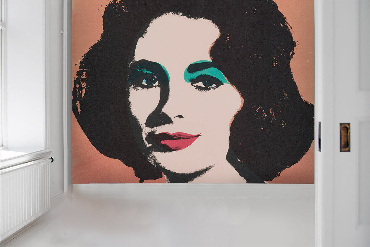 3D Pop Art Woman Portrait modern pop art portrait wall mural wallpaper for office - view 2