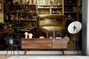 3D Garage Automobile Component Wall Mural Wallpaper YXL 973
