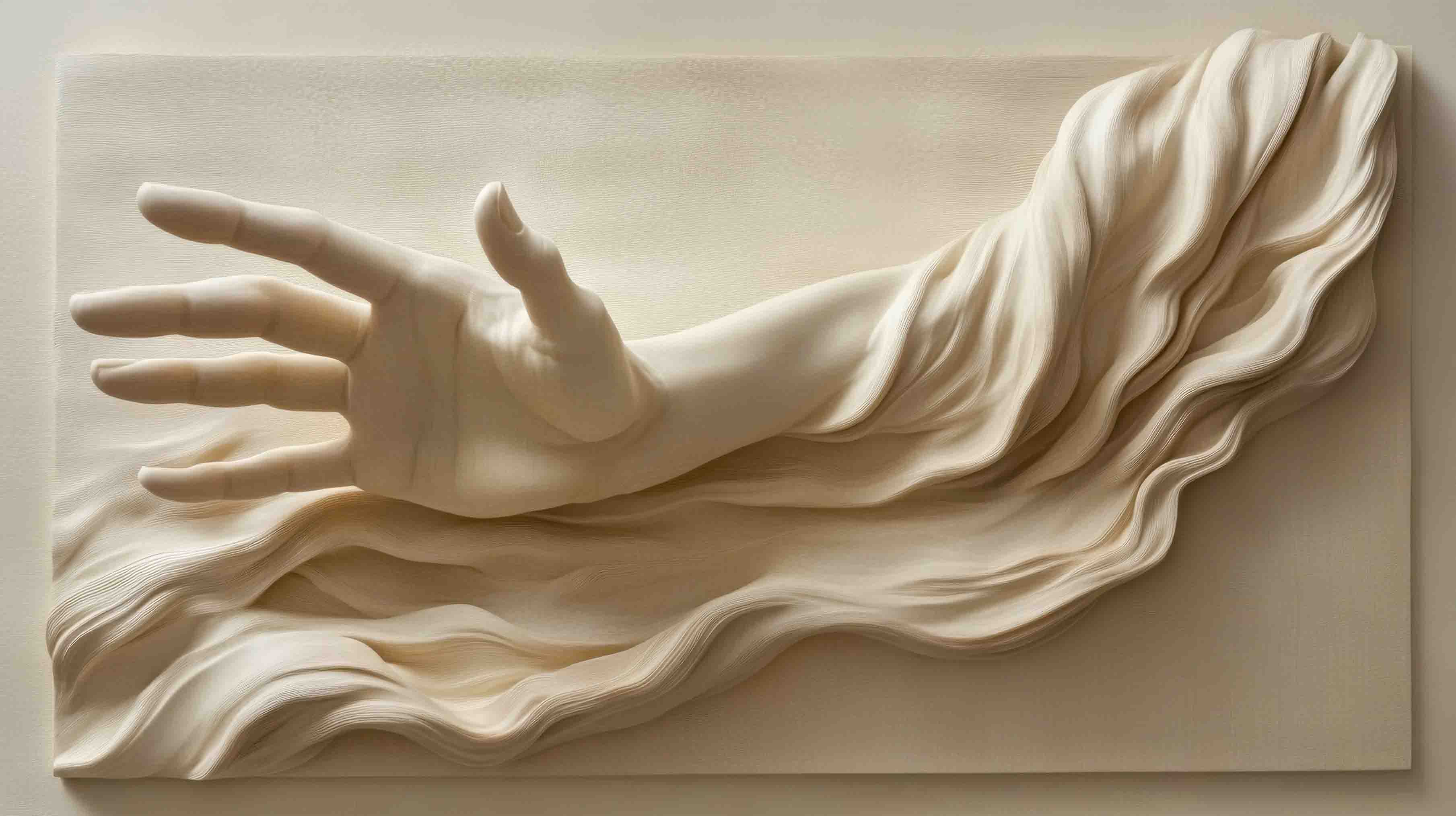 3D Art Sculpture Hand Pattern Wallpaper Wall Mural Wall Decor Wall Art Wall Sticker Remoable Wallpaper LQH