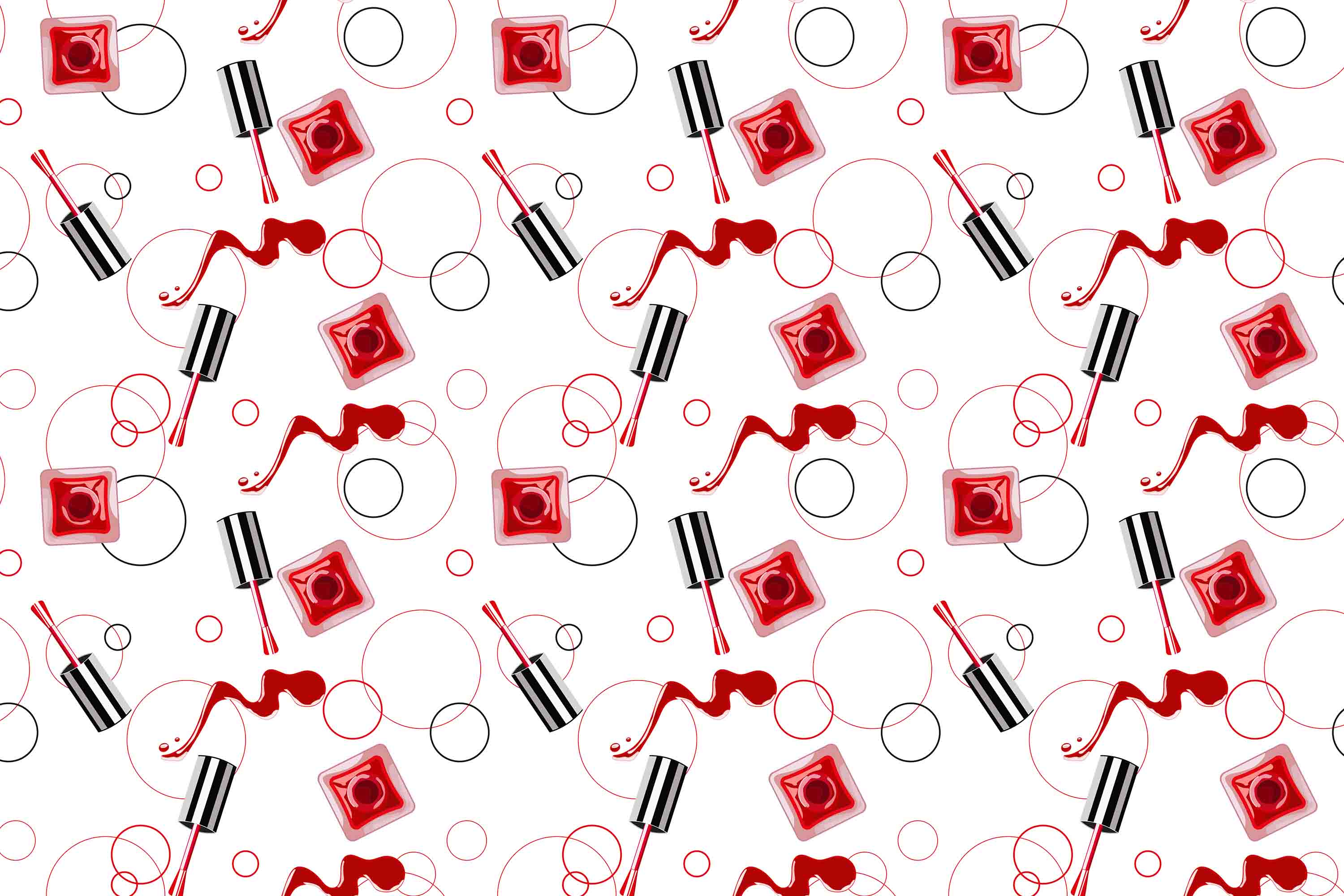 3D Salon Shop Beauty Salon Nail Salon Pattern Wall Mural Wallpaper 18