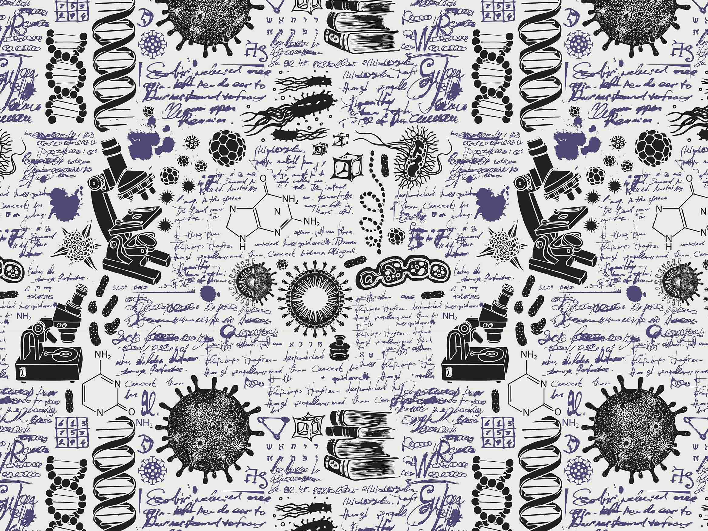 3D School STEM Science Lab Classroom Teaching Aid Biology Wall Mural Wallpaper 8