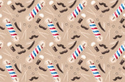 3D Salon Shop Beauty Salon Barber Shop Pattern Wall Mural Wallpaper 13