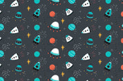 3D Cartoon Space Shuttle Planet Kids Wallpaper Wall Mural Wall Decor Wall Art Wall Sticker Remoable Wallpaper