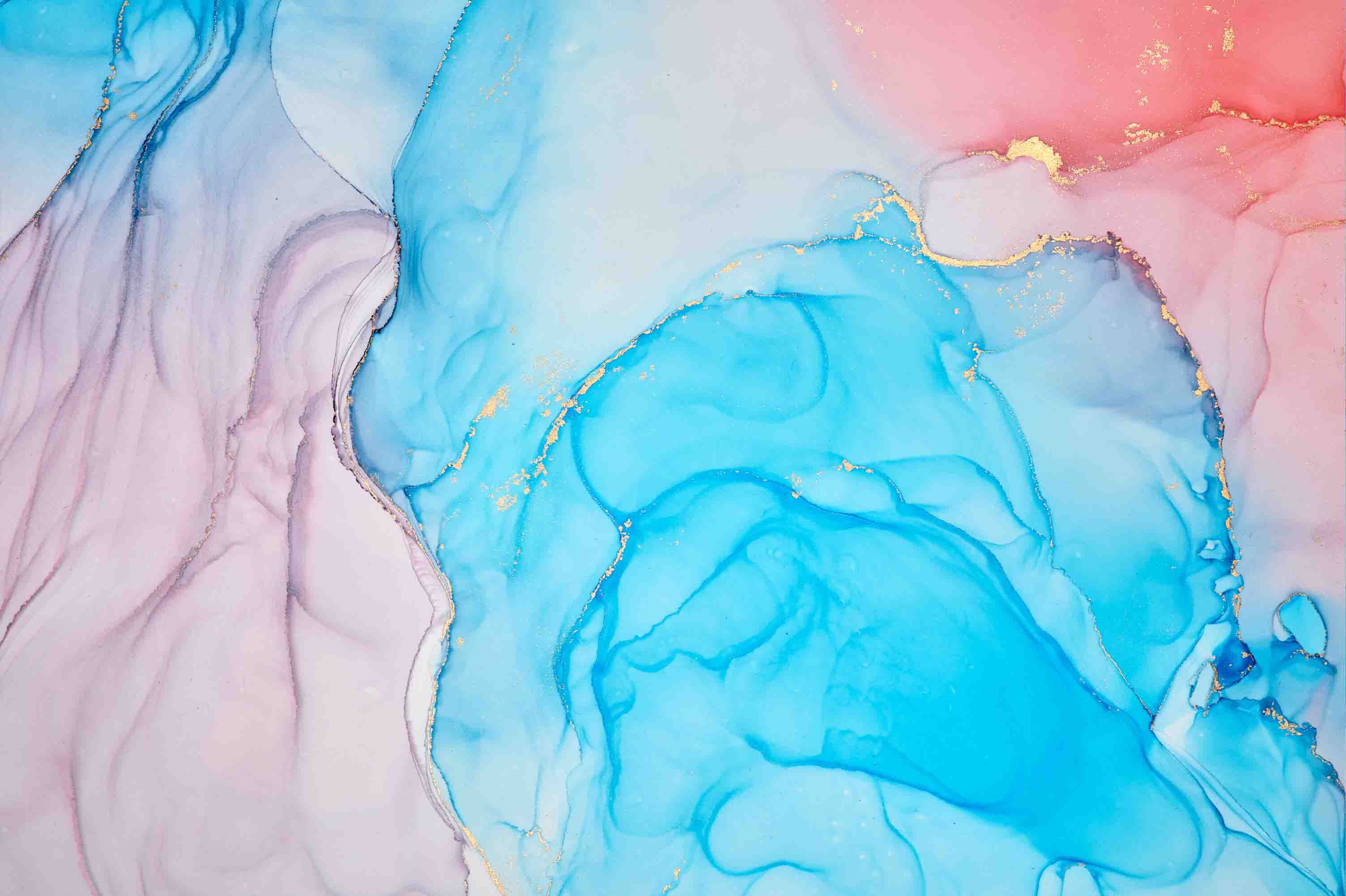 3D Aged Care Retirement Home Gerocomium Rest Home Marble Pink Blue Wall Mural Wallpaper 3