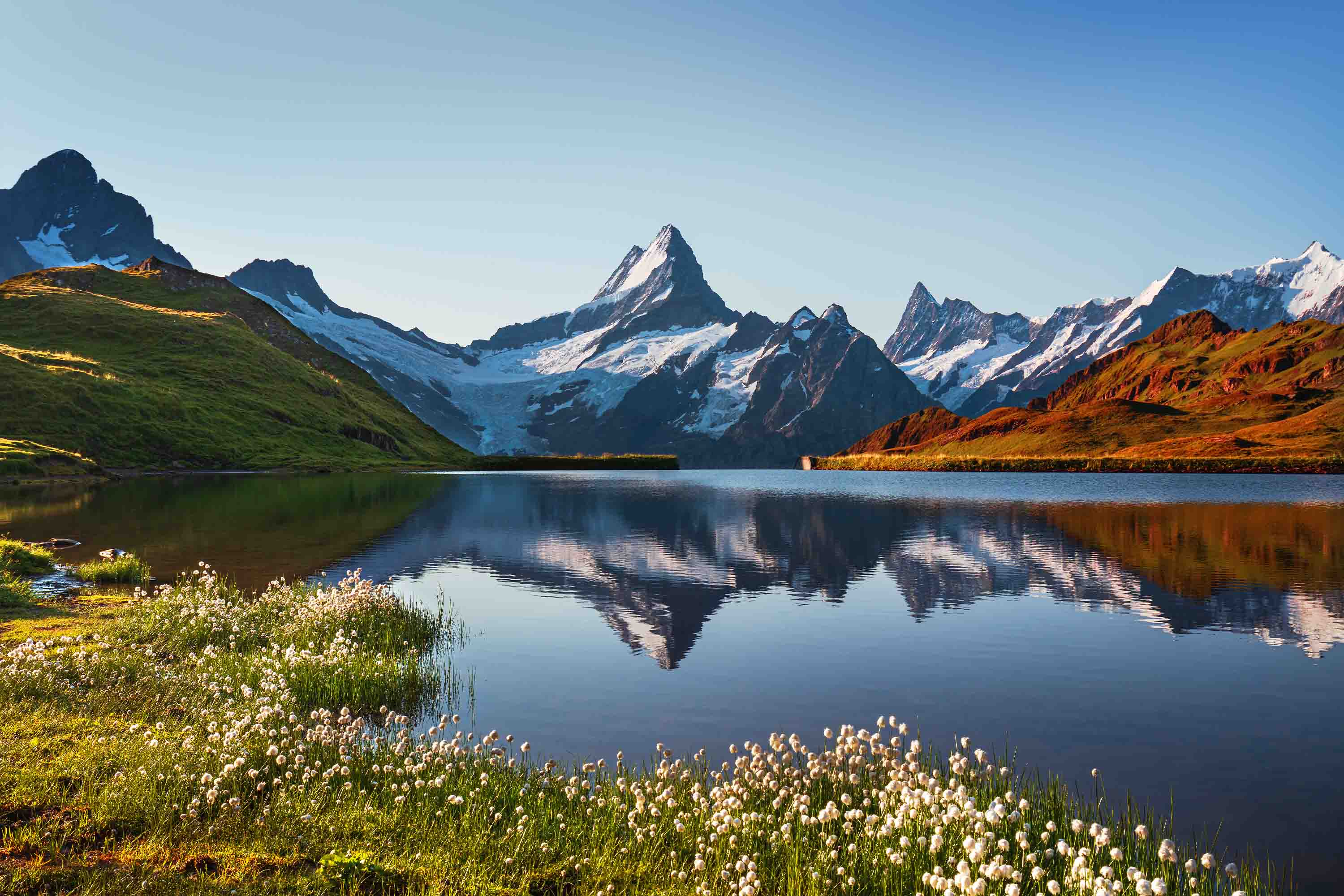 3D Hotel Inn Motel Hostel Resort Manor Scenery Mountains Lake Wall Mural Wallpaper 23