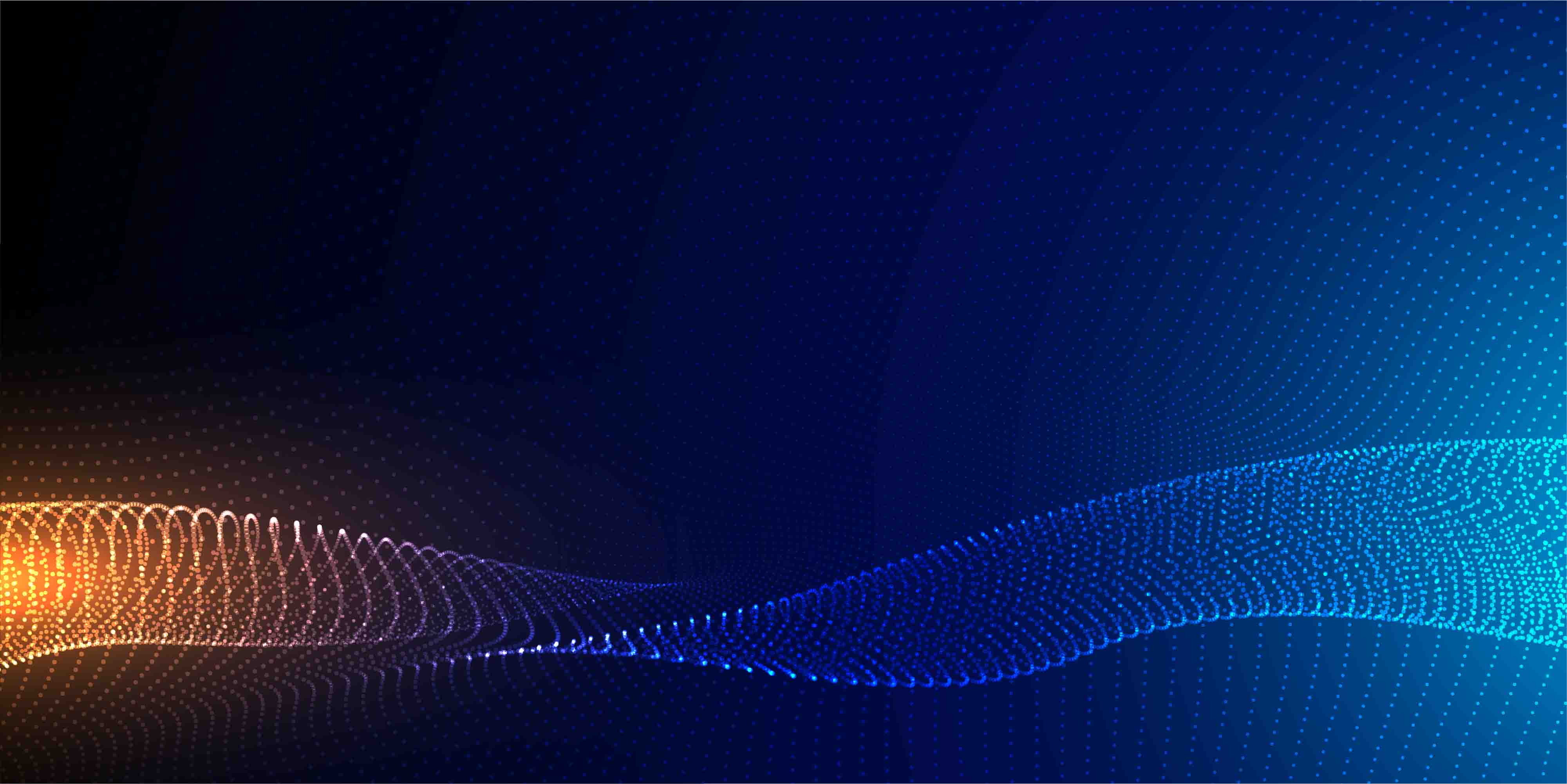 3D Office Business Technology Particle Mesh Wall Mural Wallpaper 4