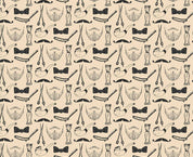 3D Salon Shop Beauty Salon Mustache Barber Shop Wall Mural Wallpaper 10