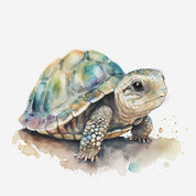 3D Animal Sea Turtle Colours Wall Mural Wallpaper YXL 54