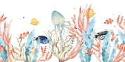 3D Animal Fish Coral Octopus Dot Wall Mural Wallpaper YXL 57