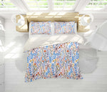 3D Blue Floral Branch Leaves Quilt Cover Set Bedding Set Pillowcases 222- Jess Art Decoration