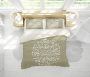 3D White Flowers Pattern Quilt Cover Set Bedding Set Pillowcases  59- Jess Art Decoration