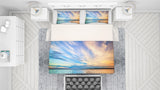 3D Blue Sky Sea Quilt Cover Set Bedding Set Pillowcases 04- Jess Art Decoration