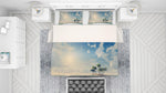 3D Palm Tree Sea Sky Blue Quilt Cover Set Bedding Set Pillowcases 15- Jess Art Decoration