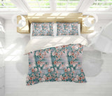 3D Green Yellow Floral Flower Quilt Cover Set Bedding Set Pillowcases 186- Jess Art Decoration