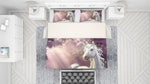 3D Pink Unicorn Quilt Cover Set Bedding Set Pillowcases 115- Jess Art Decoration