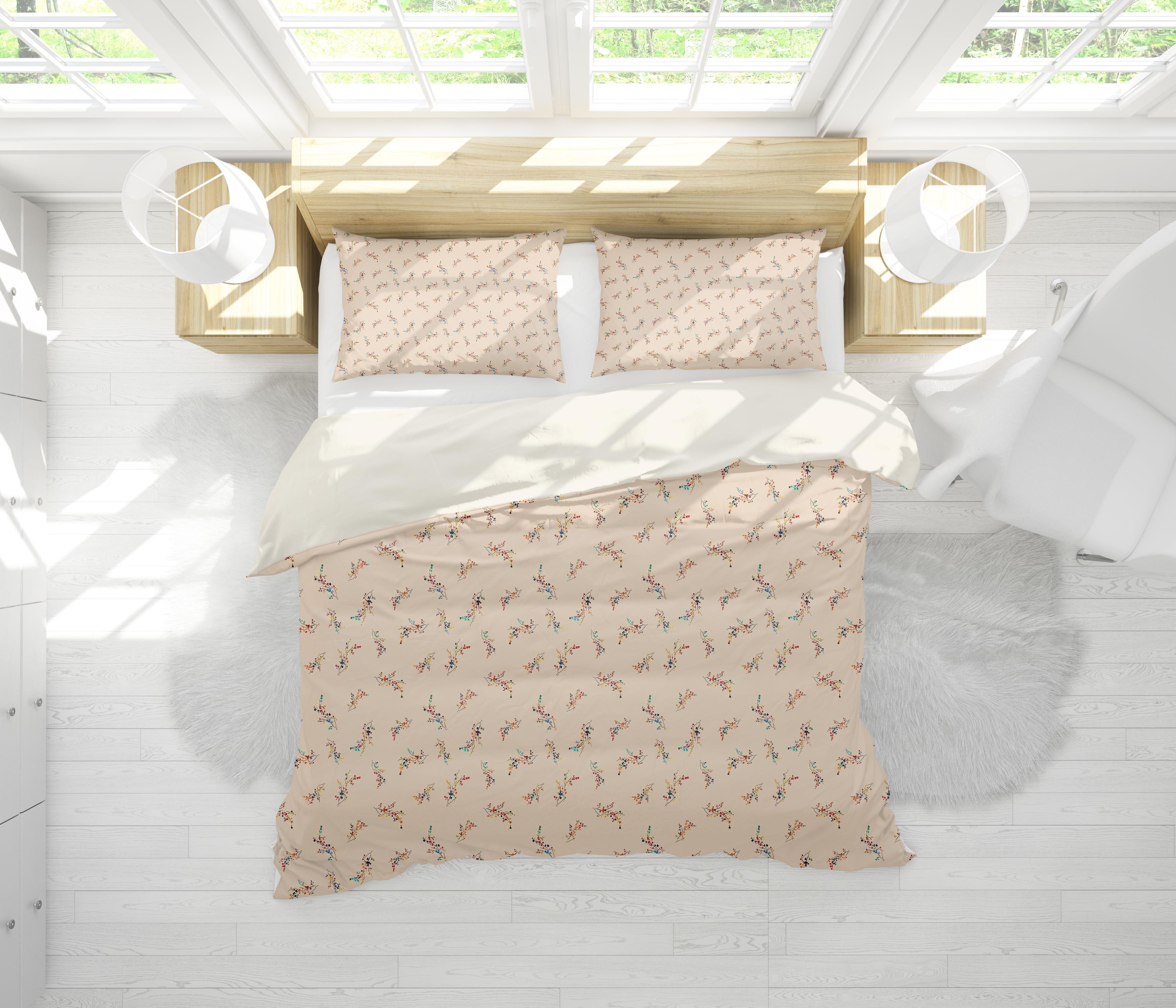 3D Blossom Floral Branch Quilt Cover Set Bedding Set Pillowcases 181- Jess Art Decoration