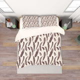3D Feather Quilt Cover Set Bedding Set Pillowcases 88- Jess Art Decoration