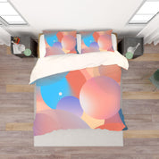 3D Pink Balloon Quilt Cover Set Bedding Set Pillowcases 144- Jess Art Decoration