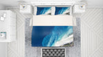 3D Blue Sea Wave Forest Quilt Cover Set Bedding Set Pillowcases 32- Jess Art Decoration