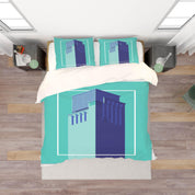 3D Green Gradient  Quilt Cover Set Bedding Set Pillowcases  40- Jess Art Decoration