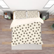 3D Creamy White Stripes Circle Quilt Cover Set Bedding Set Pillowcases 120- Jess Art Decoration