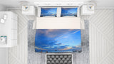 3D Blue Sea Sky Boat Quilt Cover Set Bedding Set Pillowcases 83- Jess Art Decoration