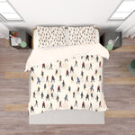 3D Office Worker Crowd Quilt Cover Set Bedding Set Pillowcases 204- Jess Art Decoration