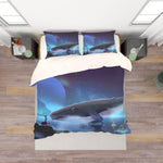 3D Fairy Tale Whale Quilt Cover Set Bedding Set Pillowcases 145- Jess Art Decoration