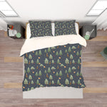 3D Black Elk Fox Mushroom Trees Quilt Cover Set Bedding Set Pillowcases 93- Jess Art Decoration