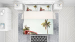 3D Coconut Tree Sea Car Quilt Cover Set Bedding Set Pillowcases 81- Jess Art Decoration