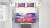 3D Pink Sea Beach Quilt Cover Set Bedding Set Pillowcases 97- Jess Art Decoration