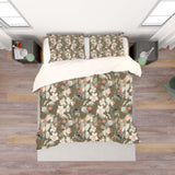 3D Yellow Black Floral Quilt Cover Set Bedding Set Pillowcases 72- Jess Art Decoration
