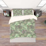 3D Green Leaves Quilt Cover Set Bedding Set Pillowcases 210- Jess Art Decoration