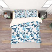 3D Blue Geometric Quilt Cover Set Bedding Set Pillowcases 208- Jess Art Decoration