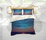 3D Blue Starry Sky Universe Night Quilt Cover Set Bedding Set Pillowcases 30- Jess Art Decoration