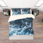 3D Blue Sea Wave Quilt Cover Set Bedding Set Pillowcases 18- Jess Art Decoration