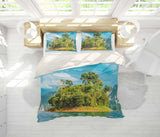 3D Sea Island Forest Quilt Cover Set Bedding Set Pillowcases 54- Jess Art Decoration