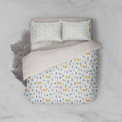 3D White Fox Rabbit Trees Quilt Cover Set Bedding Set Pillowcases 166- Jess Art Decoration