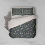 3D Black Elk Fox Mushroom Trees Quilt Cover Set Bedding Set Pillowcases 93- Jess Art Decoration