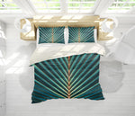 3D Green Leaves Quilt Cover Set Bedding Set Pillowcases 28- Jess Art Decoration