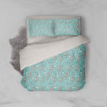 3D Green Rabbit Quilt Cover Set Bedding Set Pillowcases 223- Jess Art Decoration