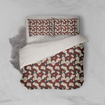 3D Red Floral Quilt Cover Set Bedding Set Pillowcases 164- Jess Art Decoration