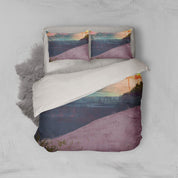 3D Sunset Scenery Quilt Cover Set Bedding Set Pillowcases  22- Jess Art Decoration
